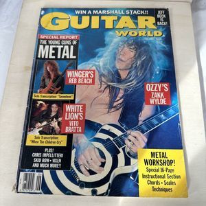 Guitar World Magazine. June 1989, Ozzy, Winger, White Lion
